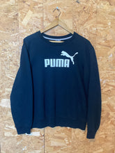 Vintage Y2K Puma spell out logo black sweater size small oversized fit